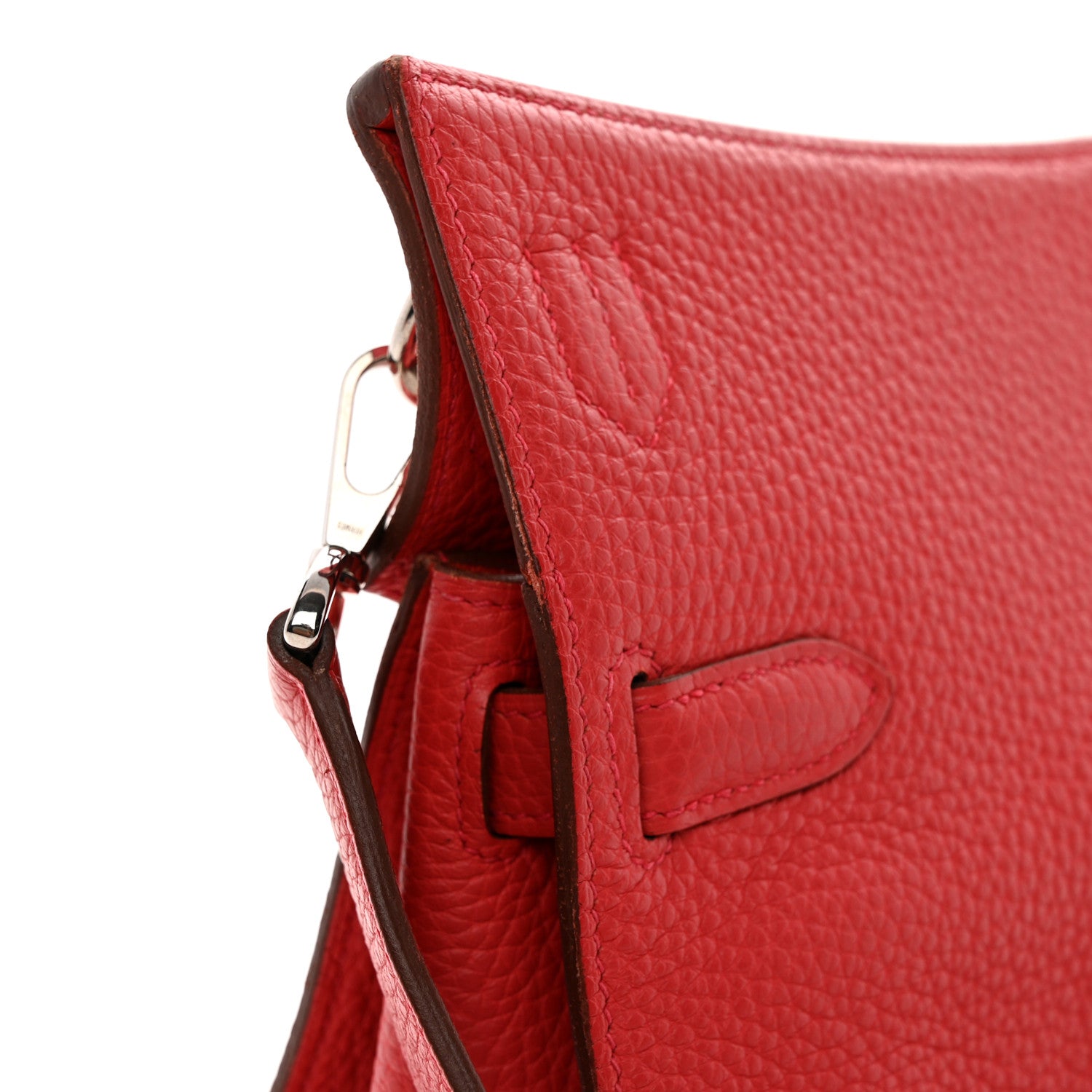 Hermes Taurillon Clemence Jypsiere 28 Geranium 15 of 16