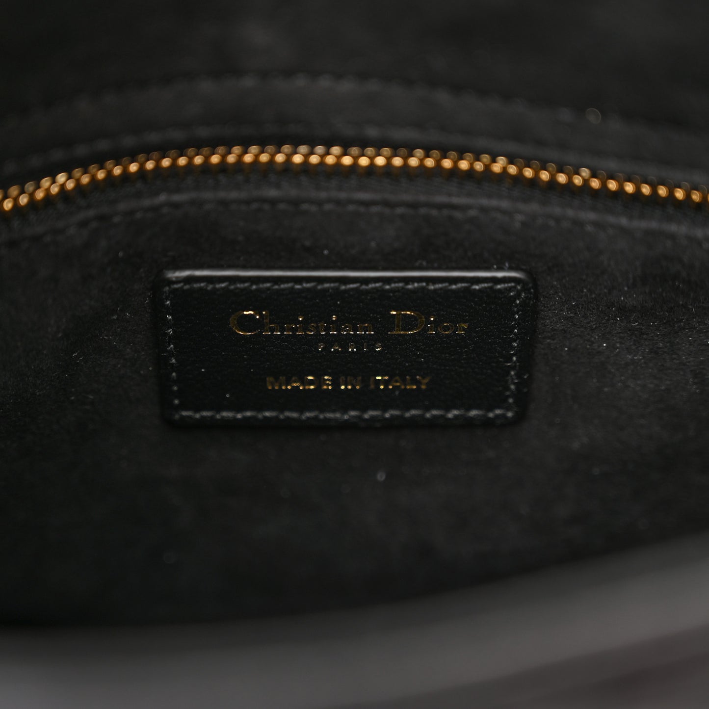 Lambskin Cannage Small My ABCDior Lady Dior Black