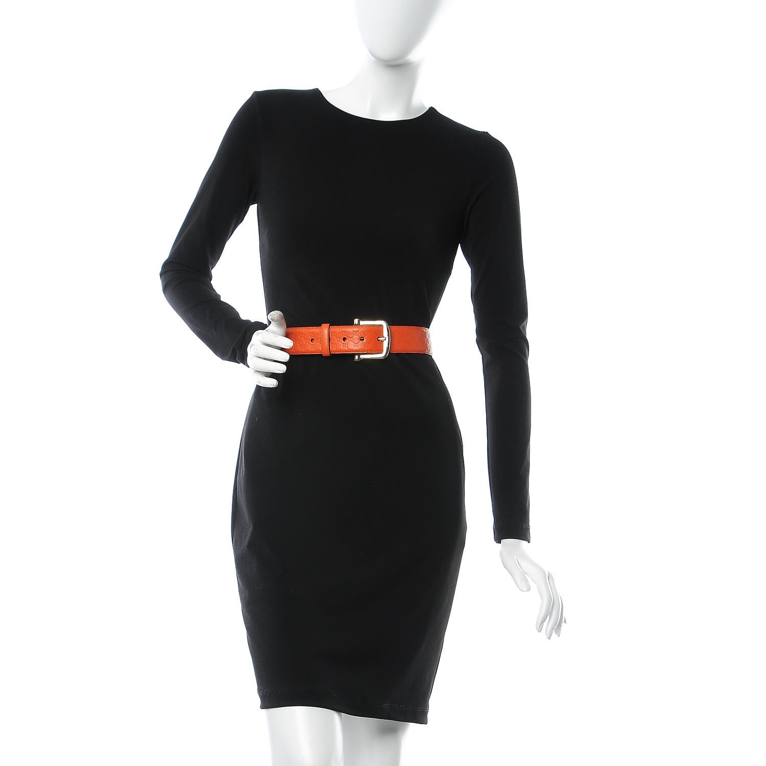 Gucci Soft Microguccissima 40mm Belt 95 38 Sun Orange 2 of 6