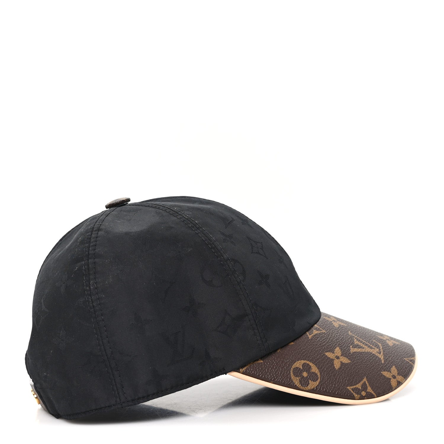 Louis Vuitton Polyester Silk Monogram LV Get Ready Cap M Black 6 of 9