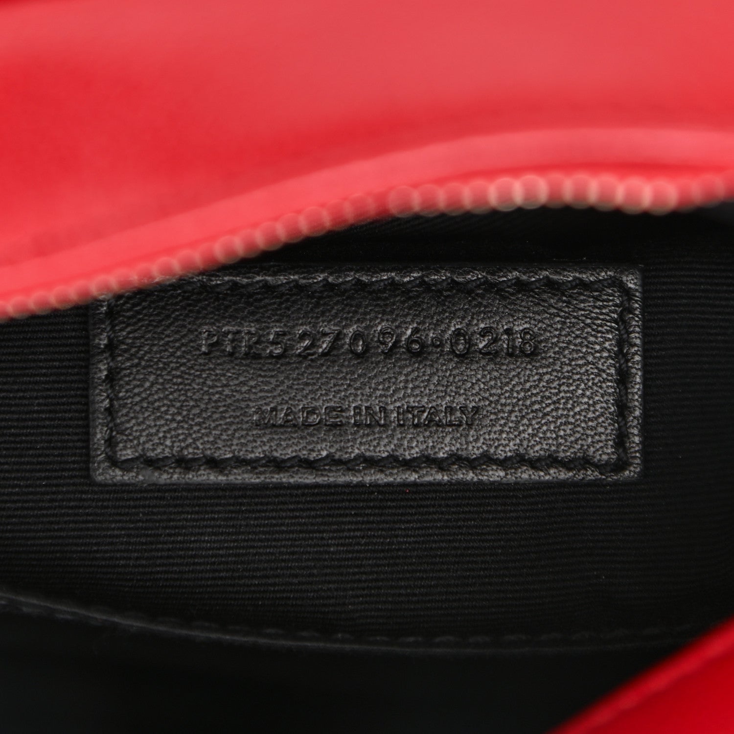 Saint Laurent Lambskin Monogram Lou Belt Bag Red 6 of 9