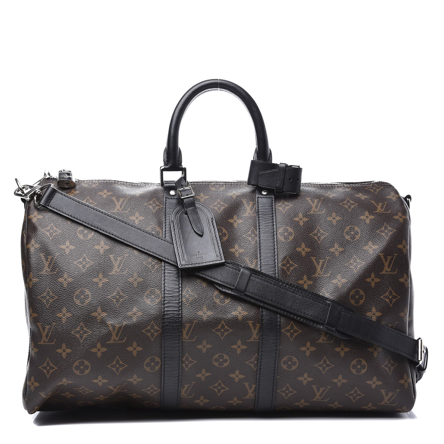 Louis Vuitton Monogram Macassar Keepall Bandouliere 45 1 of 11