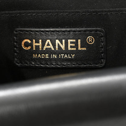 Chanel Calfskin Quilted Triple Flap Black 7 of 12