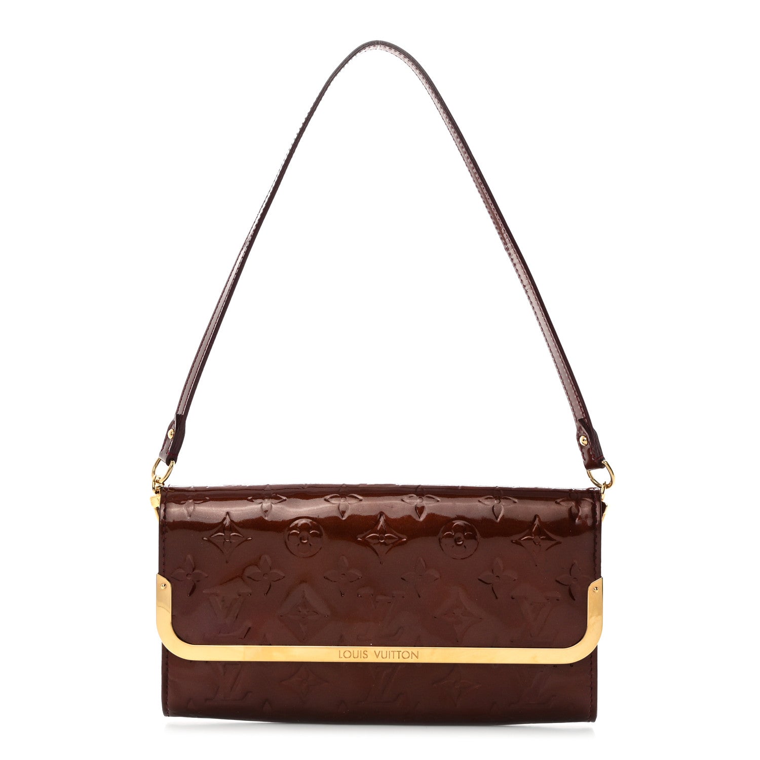 Louis Vuitton Vernis Rossmore MM Amarante 1 of 9
