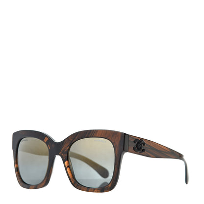 Chanel Mirror CC Sunglasses 5357 Brown 1 of 8