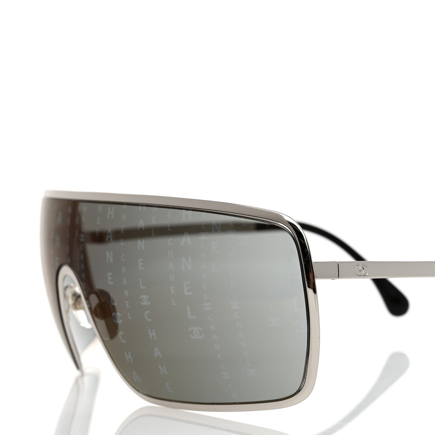 Metal Shield Runway Sunglasses 71213 Black