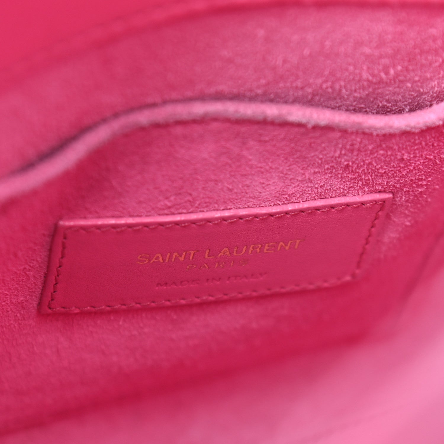 Saint Laurent Calfskin Nano Sac De Jour Lipstick Fuchsia 6 of 9