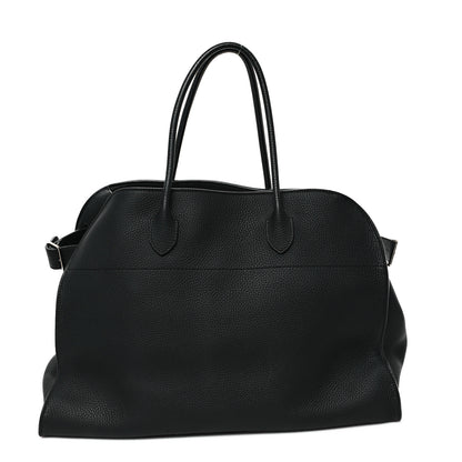 The Row Grained Calfskin Soft Margaux 17 Black 1 of 10