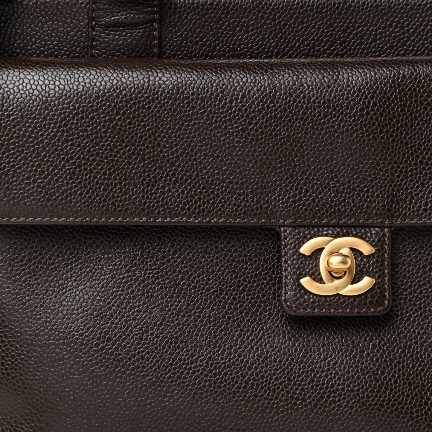 Caviar Shopper Tote Brown