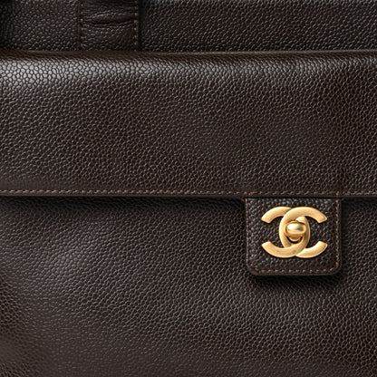 Chanel Caviar Shopper Tote Brown 7 of 17