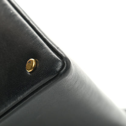 Saint Laurent Lambskin Pyramid Clutch Black 9 of 10