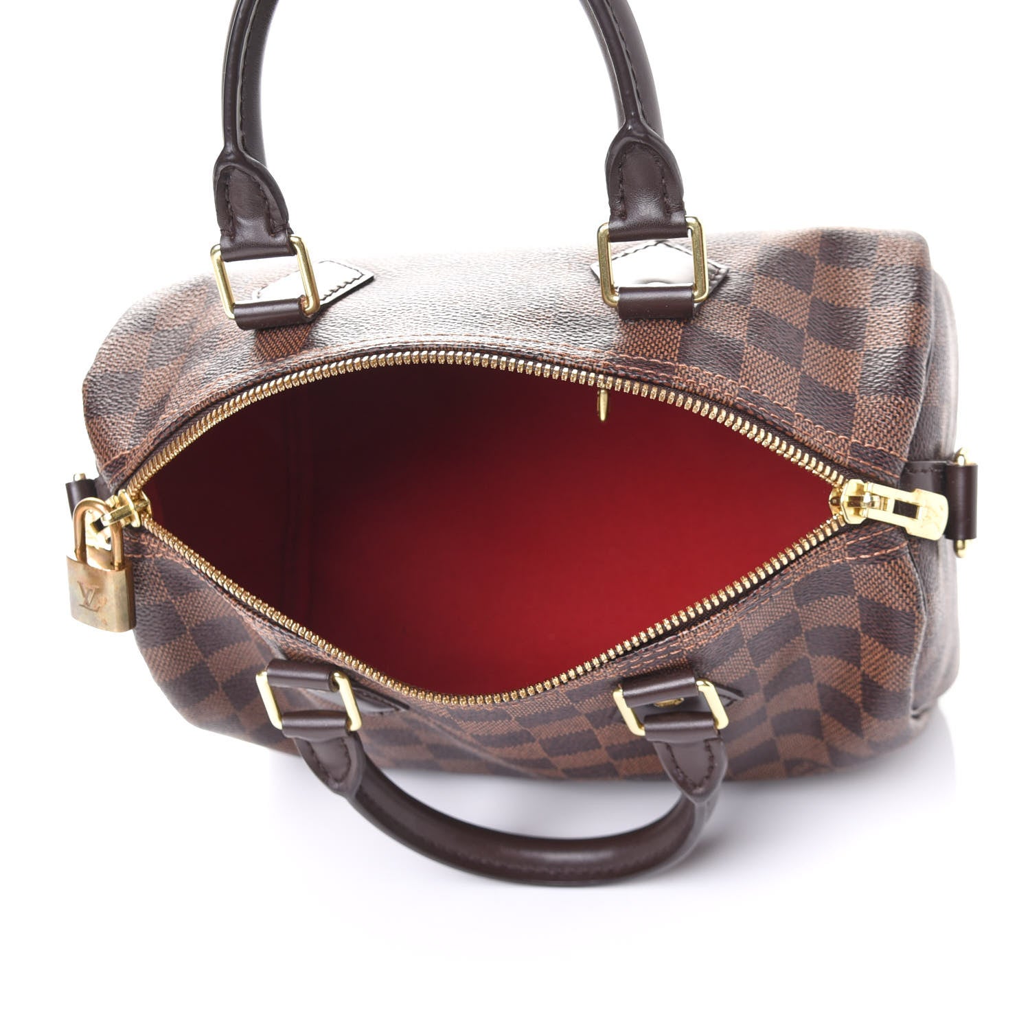 Louis Vuitton Damier Ebene Speedy Bandouliere 25 4 of 4