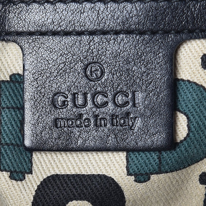 Gucci Guccissima Medium Pelham Shoulder Bag Black 8 of 12