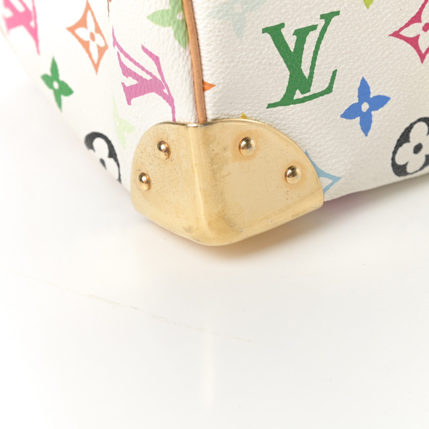 Louis Vuitton Monogram Multicolor Speedy 30 White 9 of 15