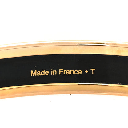 Hermes Enamel Printed Narrow Harnais Des Presidents Bracelet 70 5 of 5