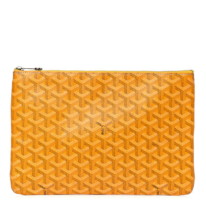 Goyard Goyardine Senat Pochette MM Yellow 1 of 20