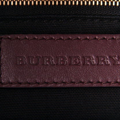 Burberry Calfskin House Check Little Crush Deep Claret 6 of 12