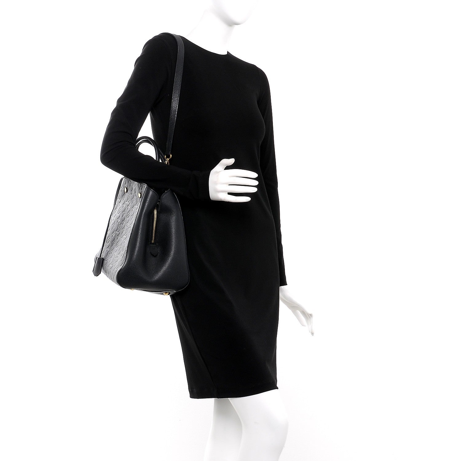Louis Vuitton Empreinte Montaigne GM Black 2 of 8