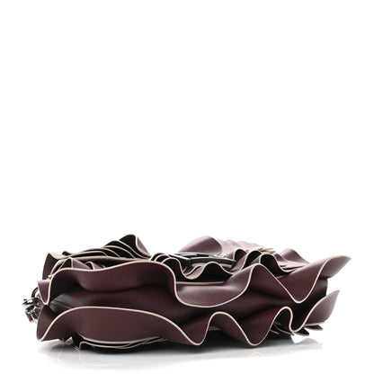 Fendi Vitello Seta Multi Waves Baguette Bordeaux 4 of 10