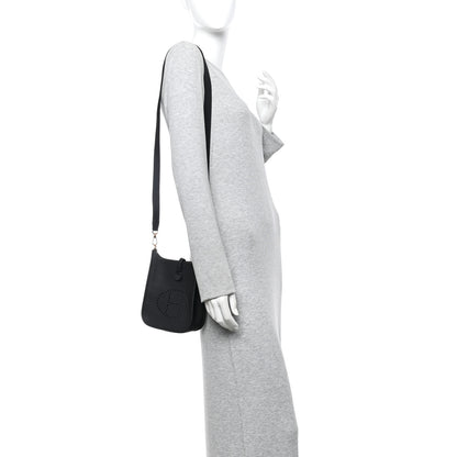 Hermes Taurillon Clemence Evelyne TPM Black 2 of 10