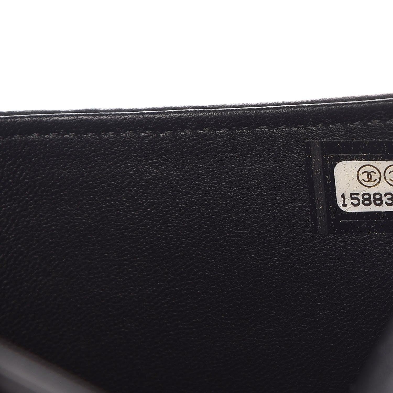 Chanel Lambskin Camellia Embossed iPad Case Black 8 of 8
