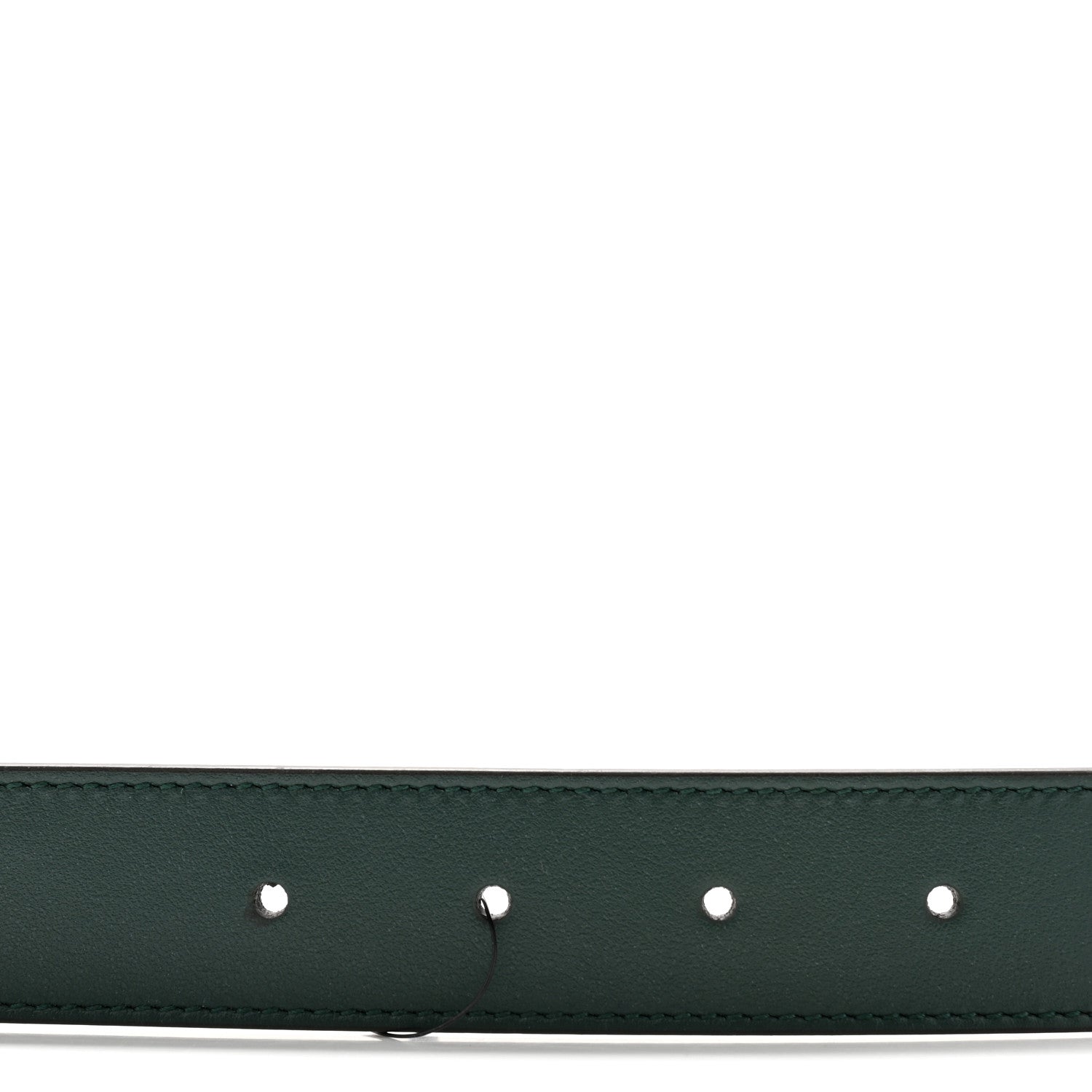 Gucci Plutone Calfskin Double G 30mm Belt 70 28 Verde 3 of 5