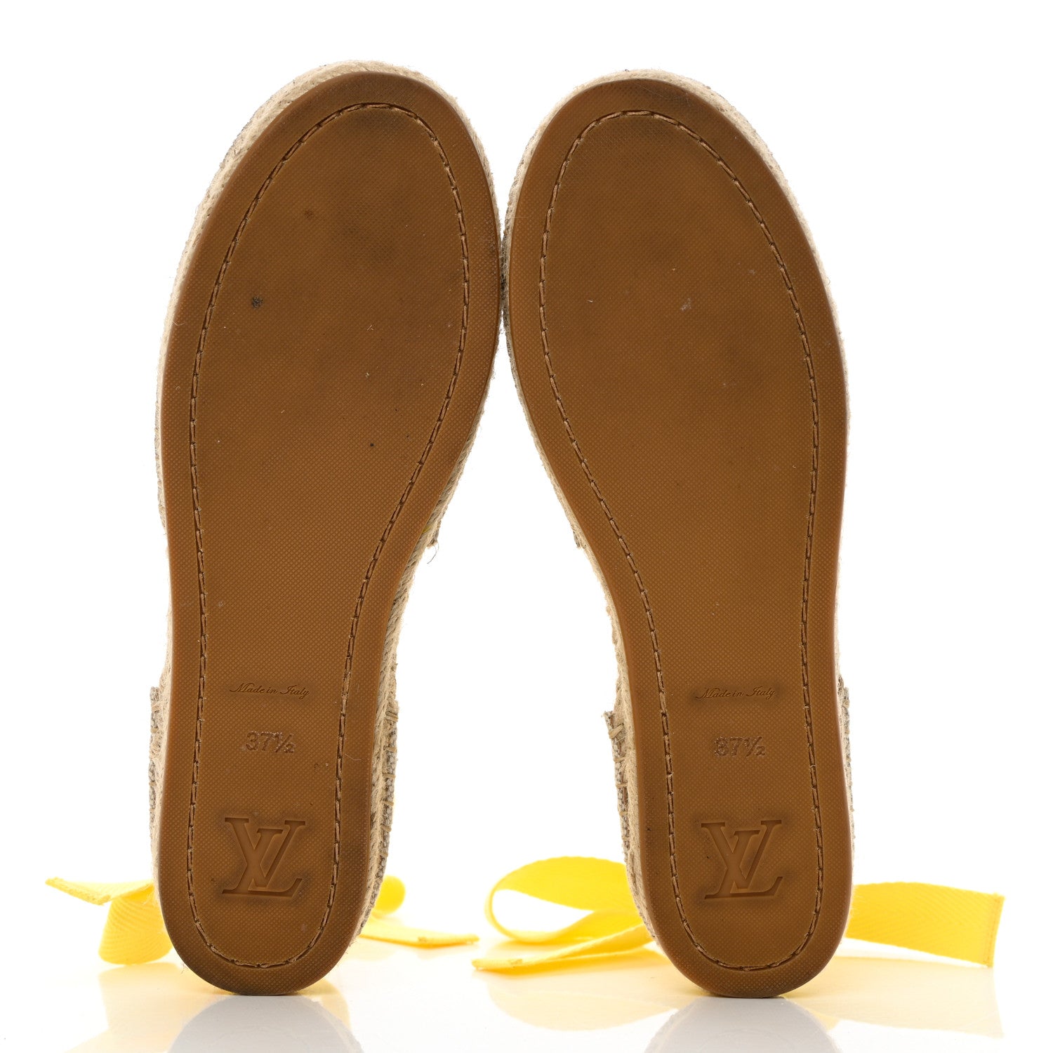 Louis Vuitton Canvas Monogram Starboard Wedge Espadrilles 37.5 Rose Pop 9 of 16