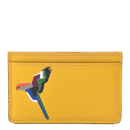 Louis Vuitton Epi Early Bird Card Holder Jonquille 1 of 6