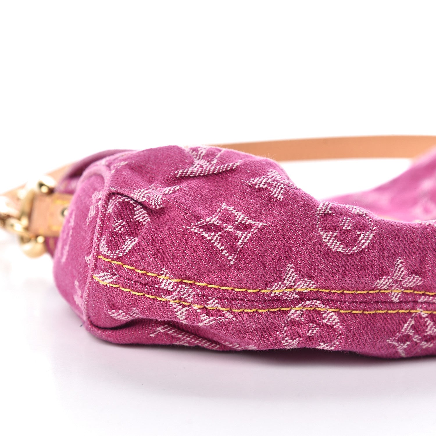 Louis Vuitton Monogram Denim Mini Pleaty Fuchsia 11 of 12