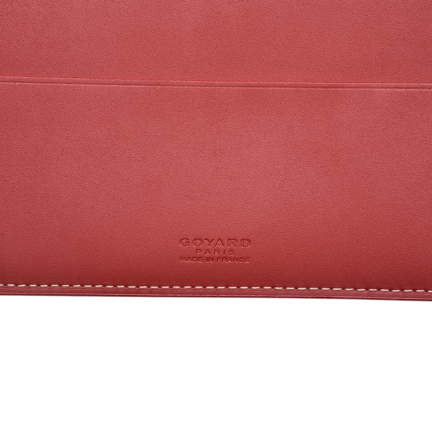 Goyardine Richelieu Wallet Red