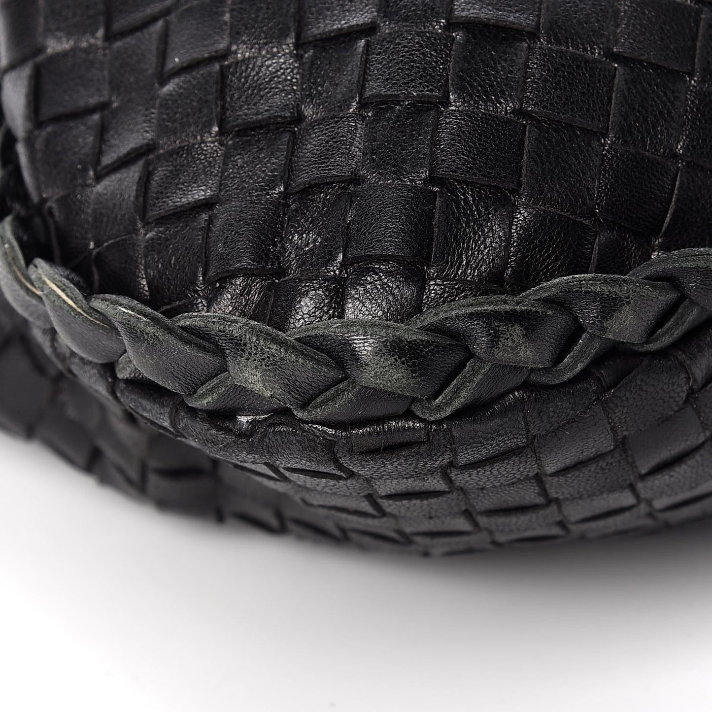 Nappa Intrecciato Medium Veneta Hobo Black