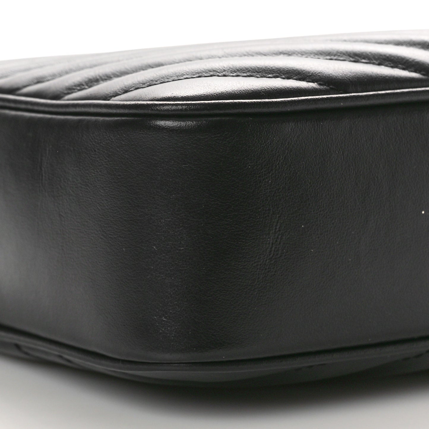 Calfskin Matelasse Monogram Lou Camera Bag Black