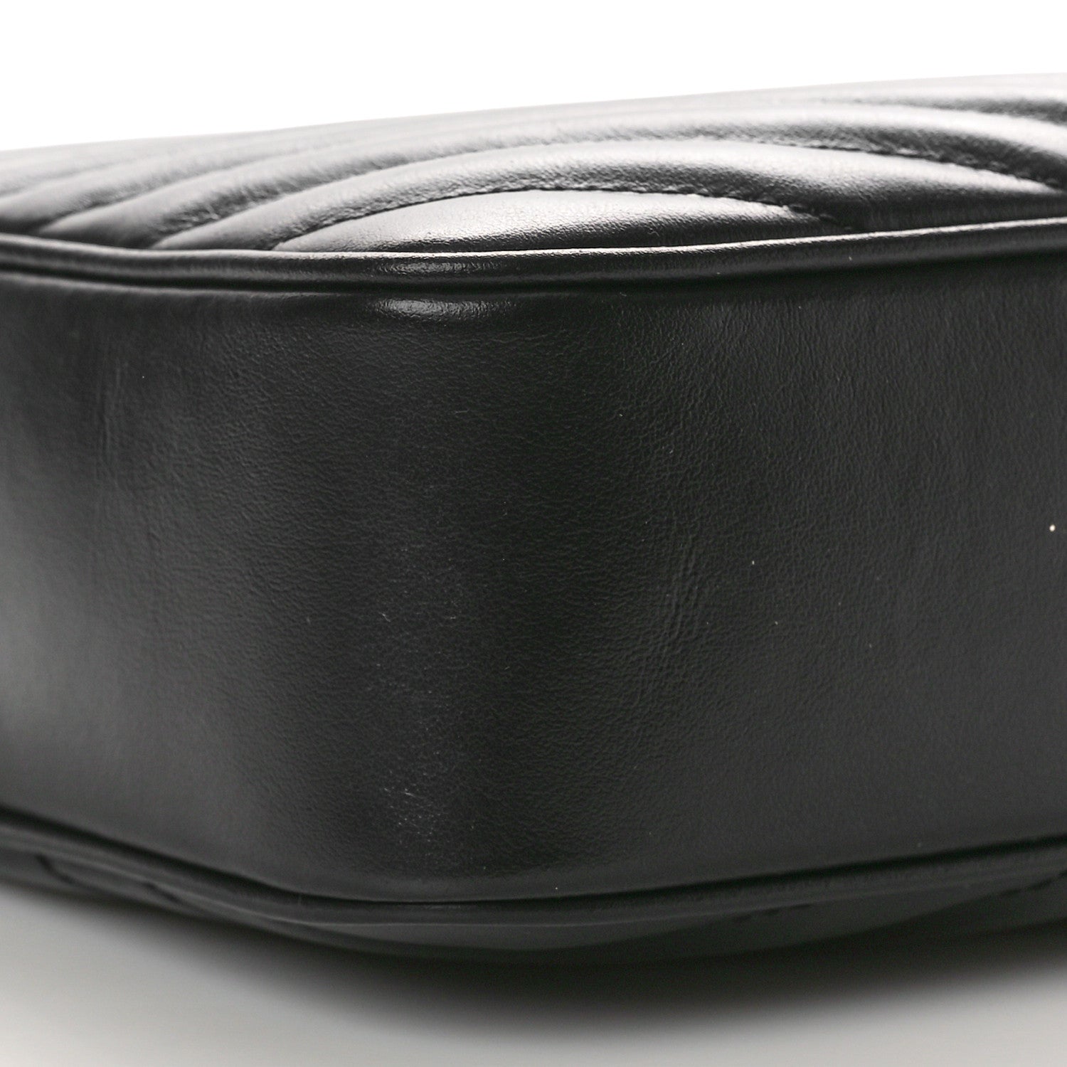 Saint Laurent Calfskin Matelasse Monogram Lou Camera Bag Black 9 of 10