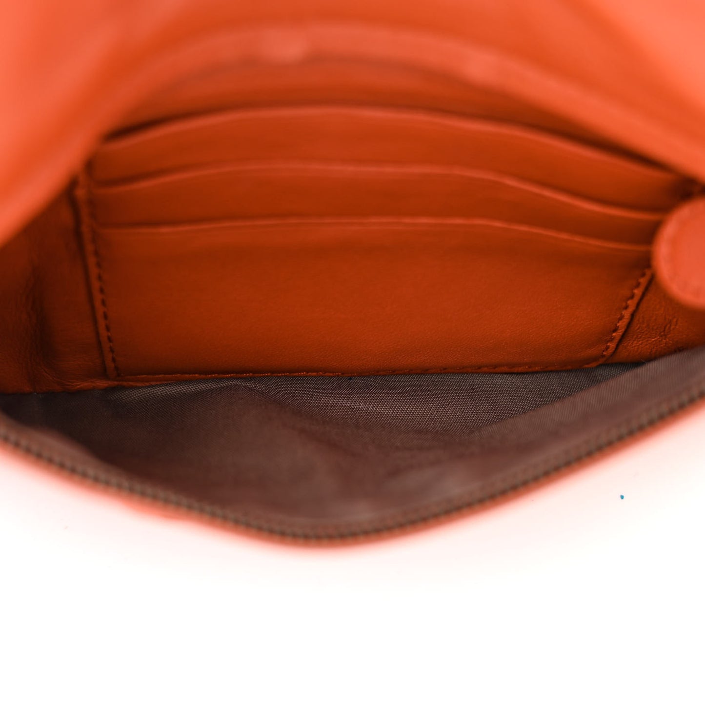 Nappa Intrecciato Baby Olimpia Shoulder Bag Orange