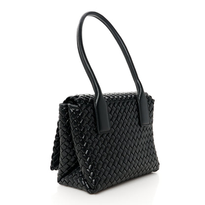 Bottega Veneta Nappa Intrecciato Patti Top Handle Bag Black 3 of 11
