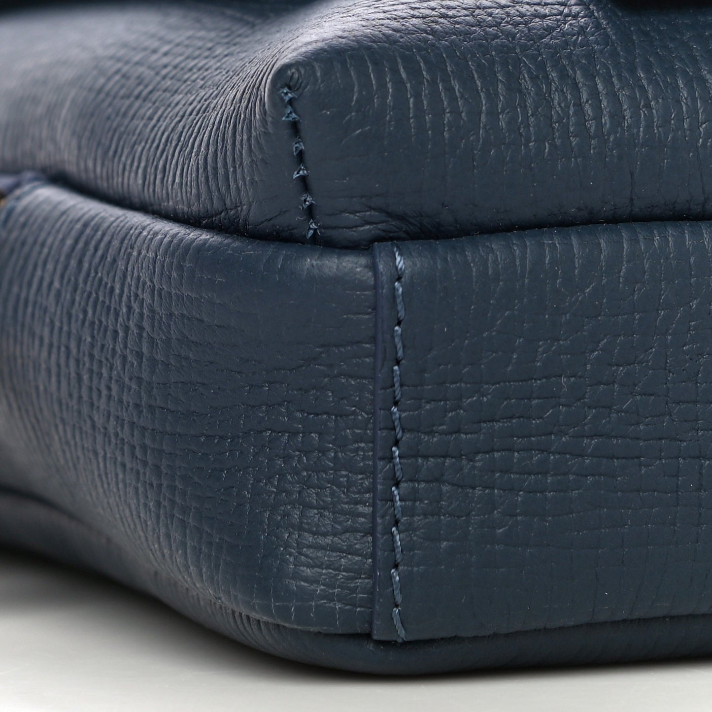 X NIGO Denim Monogram Flat Double Phone Pouch