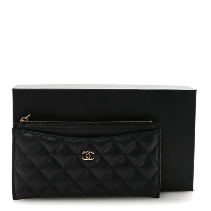 Chanel Caviar Quilted Classic Zip Pouch Black 8 of 8