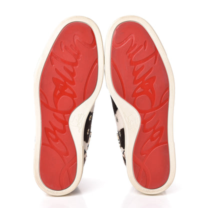 Christian Louboutin Calf Hair Animal Print Rantus Orlato Flat Sneakers 37.5 Multicolor 7 of 16