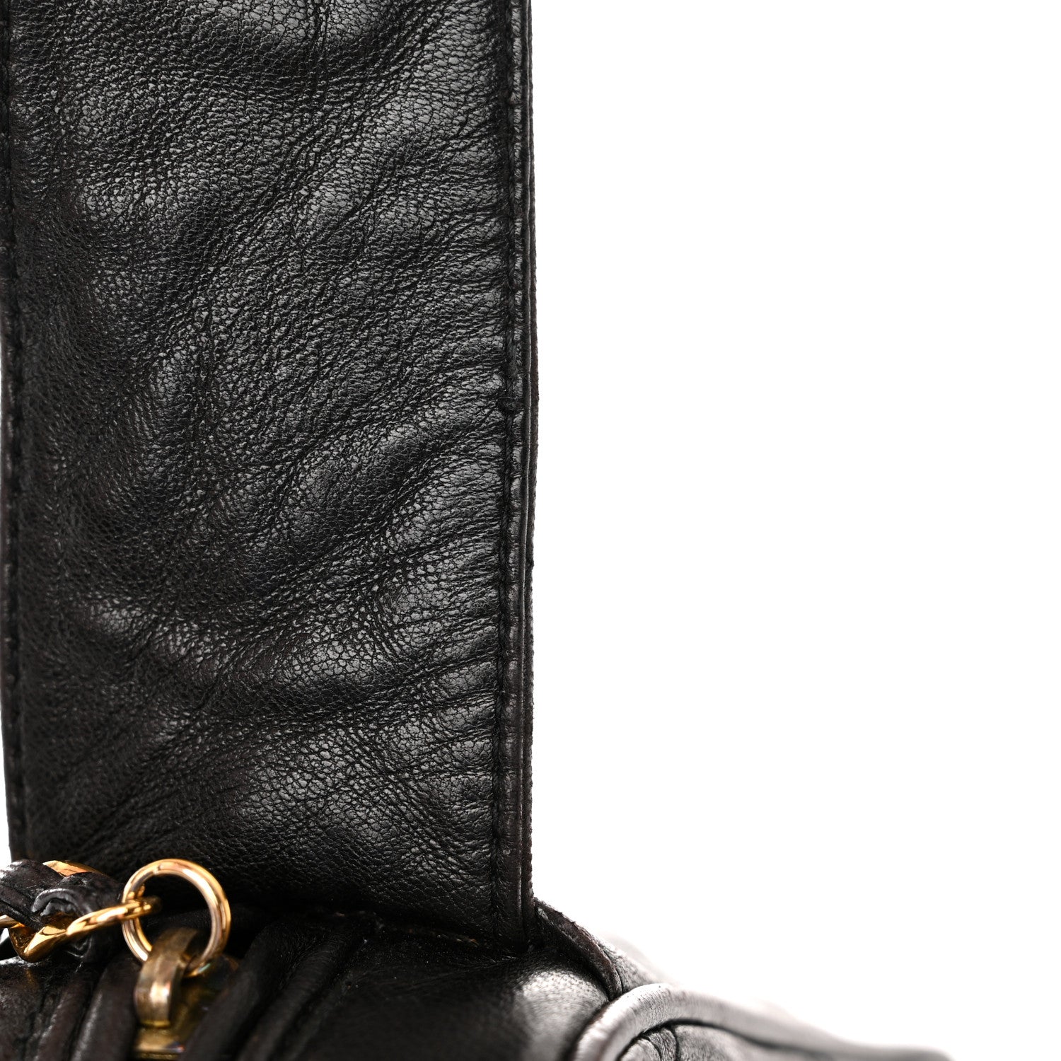 Chanel Lambskin Quilted Tassel Camera Case Black 12 of 14