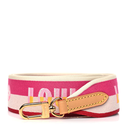 Louis Vuitton Jacquard Speedy Bandouliere 20 Shoulder Strap Fuchsia 1 of 4