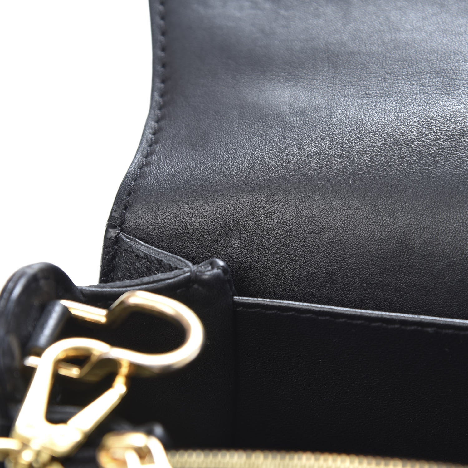 Louis Vuitton Grained Calfskin Vivienne NM Black 11 of 13