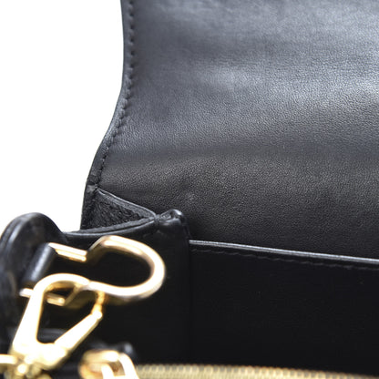 Louis Vuitton Grained Calfskin Vivienne NM Black 11 of 13