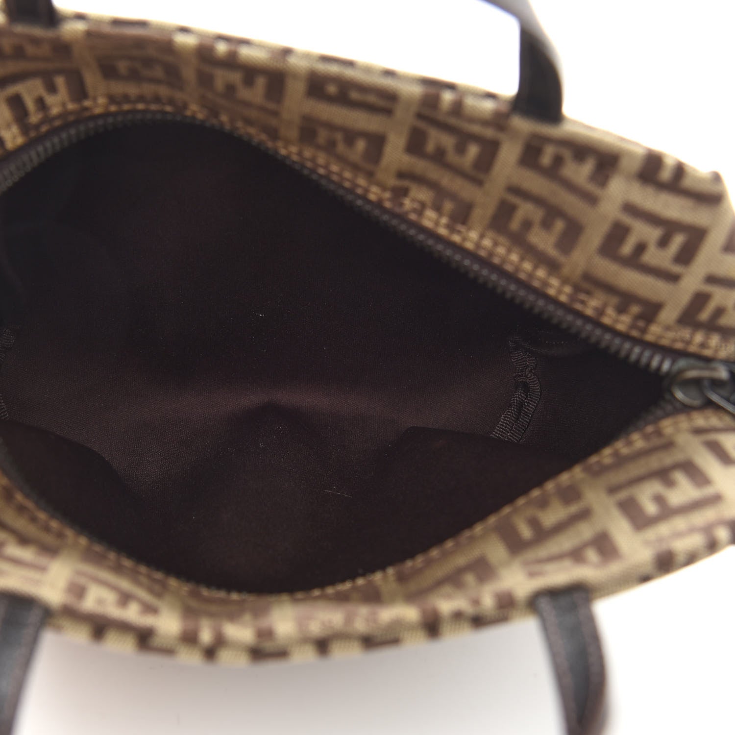 Fendi Zucchino Small Tote Tobacco 4 of 8