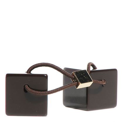 Louis Vuitton Resin LV Monogram Hair Cubes Brown 3 of 3