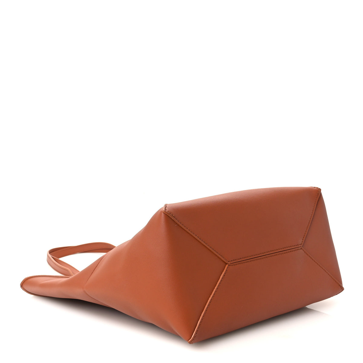 Loewe x Albers Calfskin Medium Puzzle Fold Tote Caramel Bright Green 4 of 10