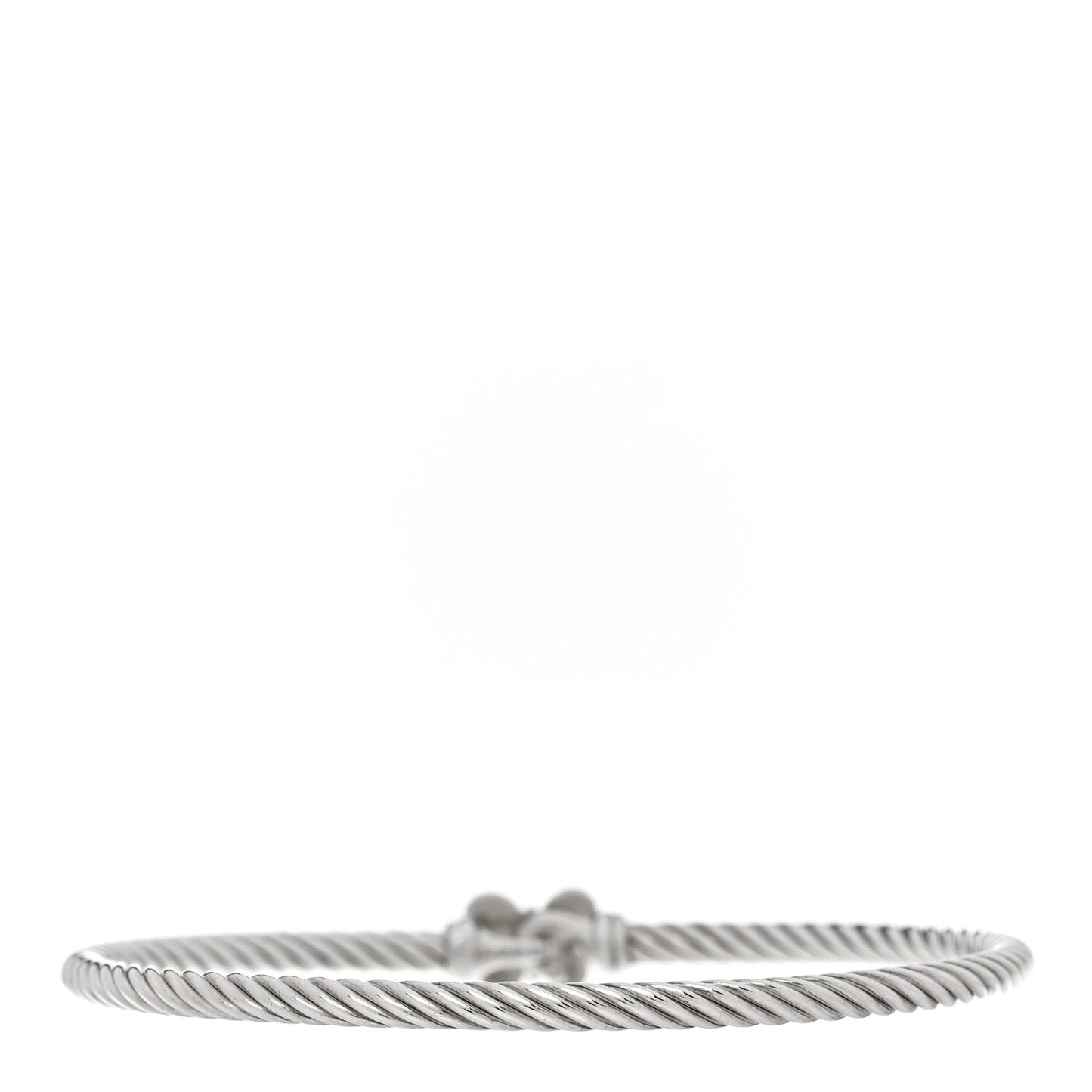 Sterling Silver Diamond 3mm Butterfly Cable Bracelet