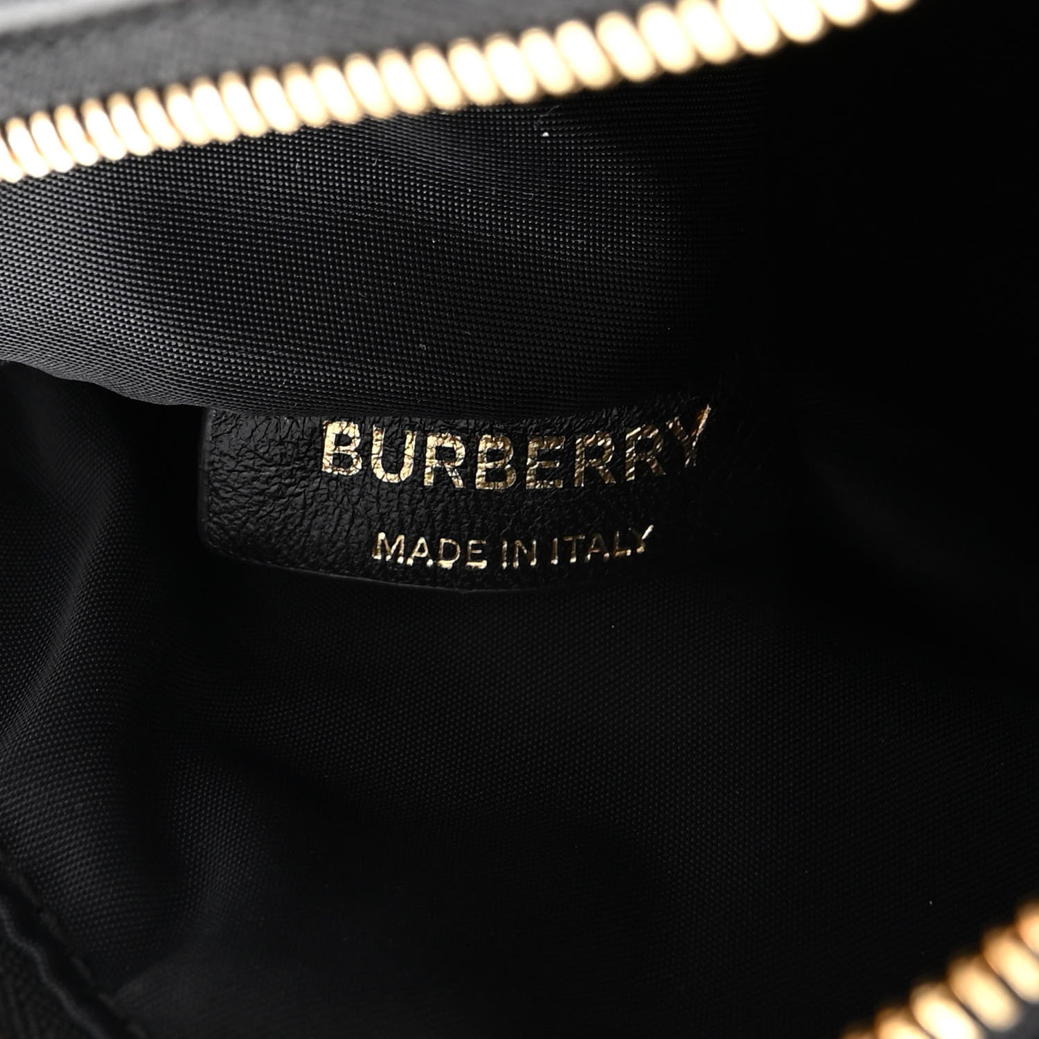 Burberry Lambskin Quilted Small Crescent Lola Bag Black 6 of 9