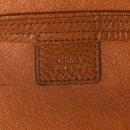 Chloe Grained Calfskin Large Spin Tote Clay Brown 6 of 10