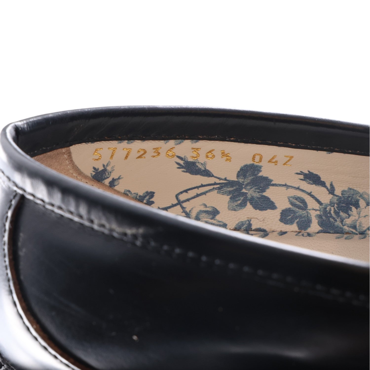Gucci Cordovan Lux Womens Harald Horsebit 25mm Platform Loafers 36.5 Black 10 of 10