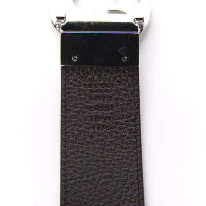 Gucci Calfskin 1973 Reversible Belt 110 44 Black Brown 3 of 8